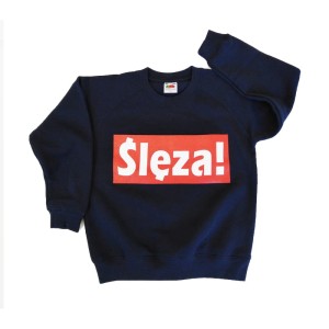 Bluza dziecięca bez kaptura - granatowa