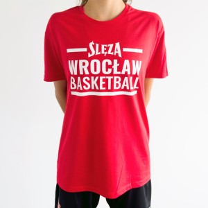 Koszulka treningowa Ślęza Wrocław Basketball czerwona